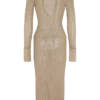 Waverley Metallic Knit Swim Cover Up – Guld Waverley Metallic Knit Swim Cover Up – Guld