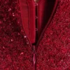 Zander handbroderad strapless miniklänning – röd ombré Zander handbroderad strapless miniklänning – röd ombré