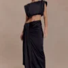 Zendaya kort topp i siden – svart Zendaya kort topp i siden – svart
